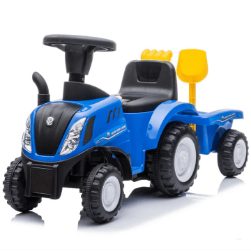 New Holland T7 Dětské Odrážedlo s Prívesom Modrá