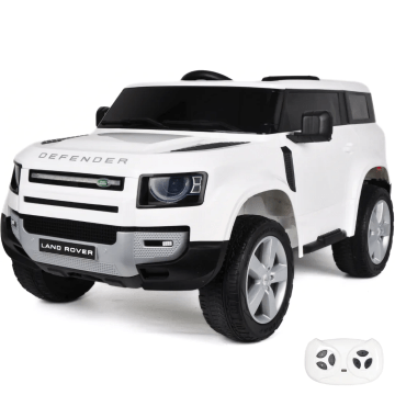 Land Rover Elektrické Autíčko Defender Biela 12V